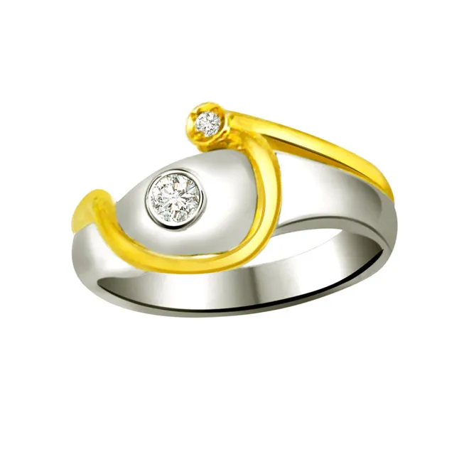 Classic Real Diamond Gold Ring (SDR740)