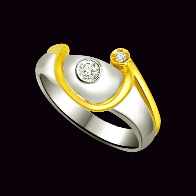 Classic Real Diamond Gold Ring (SDR740)
