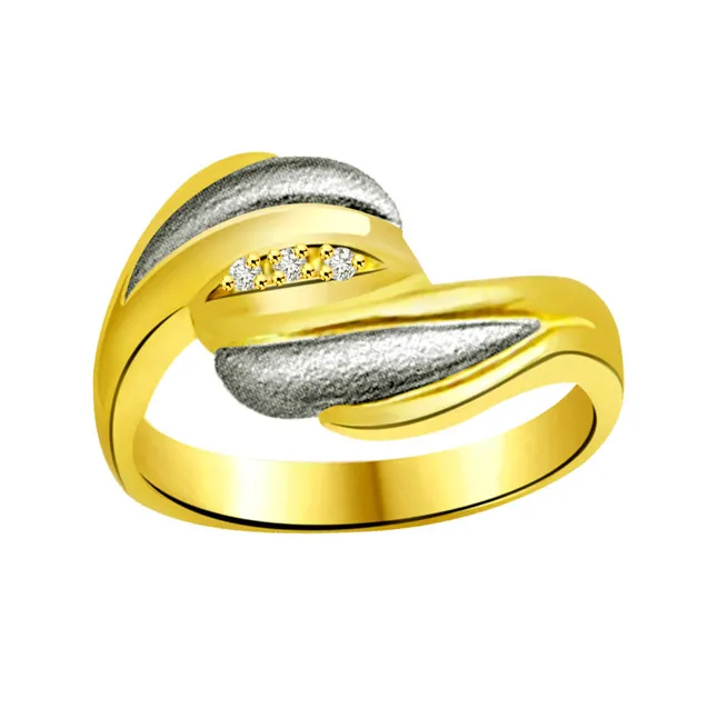 Classic Real Diamond Gold Ring (SDR743)