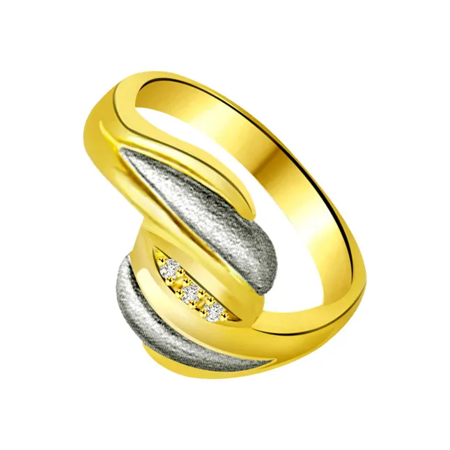 Classic Real Diamond Gold Ring (SDR743)