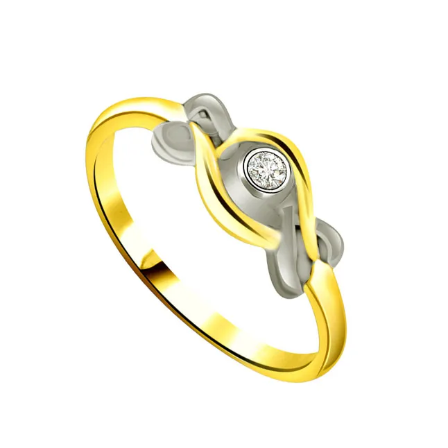 Solitaire Real Diamond Gold Ring (SDR750)
