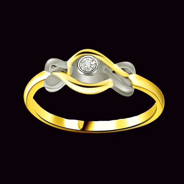 Solitaire Real Diamond Gold Ring (SDR750)