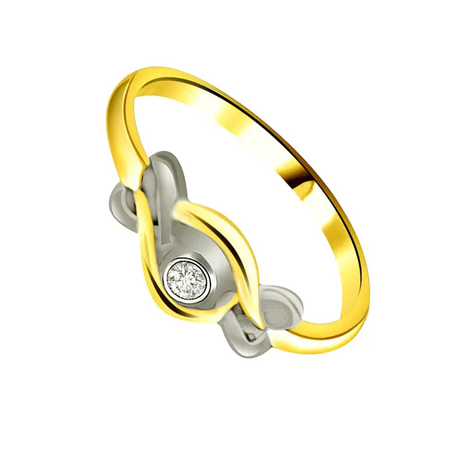 Solitaire Real Diamond Gold Ring (SDR750)