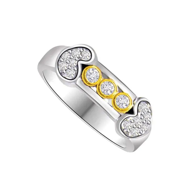 Real Diamond Heart Shape Ring (SDR753)