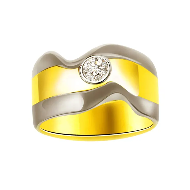 Solitaire Real Diamond Gold Ring (SDR757)