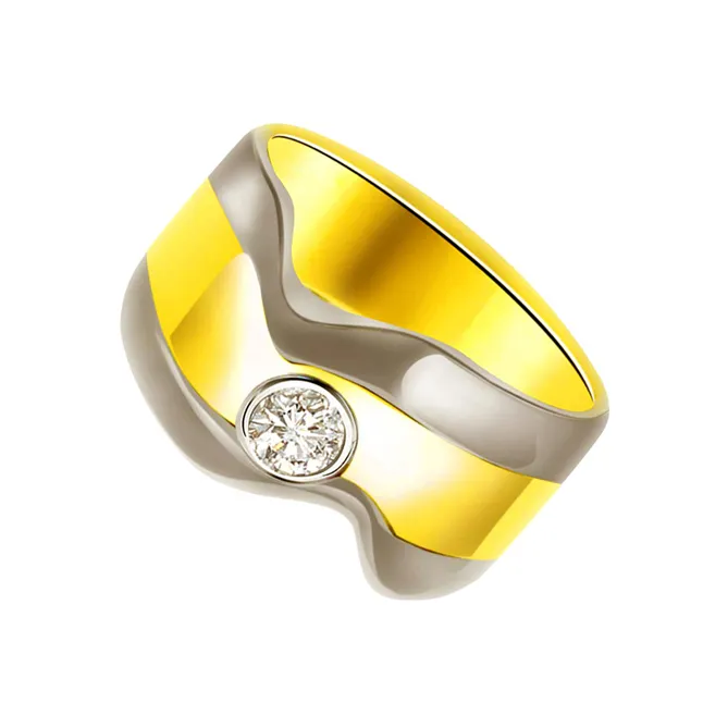 Solitaire Real Diamond Gold Ring (SDR757)