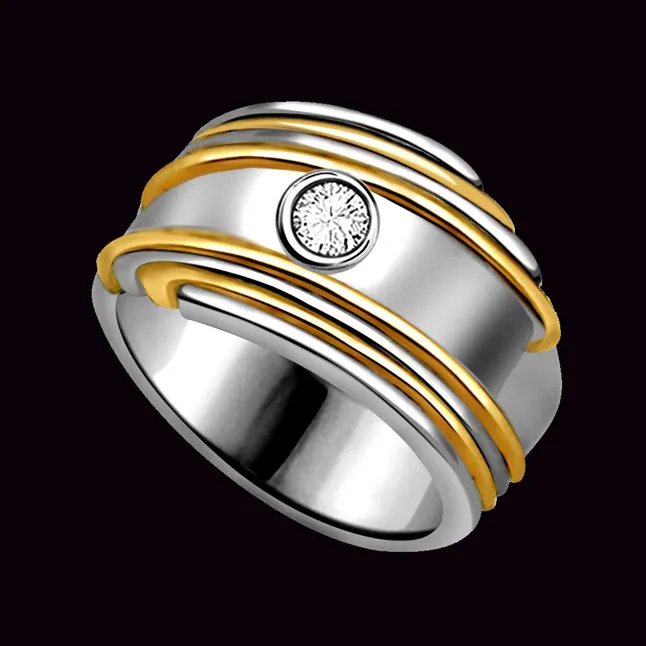 Solitaire Real Diamond Gold Ring (SDR758)