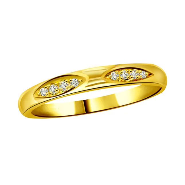 Classic Real Diamond Gold Ring (SDR770)