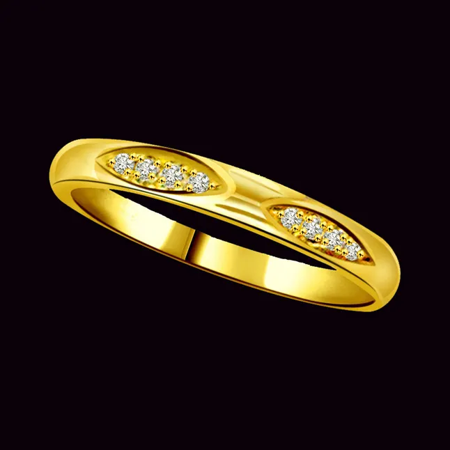 Classic Real Diamond Gold Ring (SDR770)