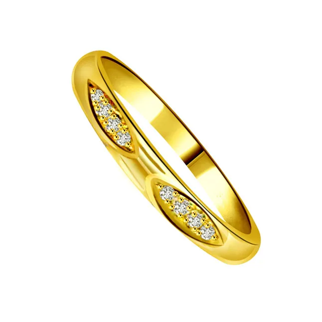 Classic Real Diamond Gold Ring (SDR770)