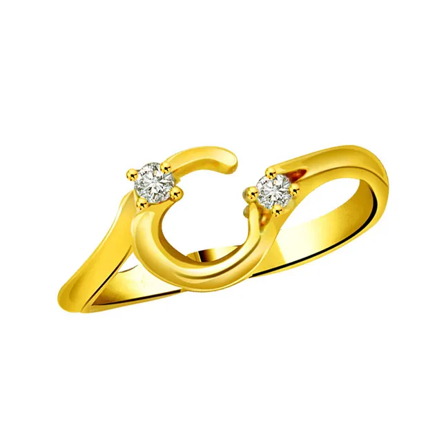 Elegant Diamond Gold rings SDR771