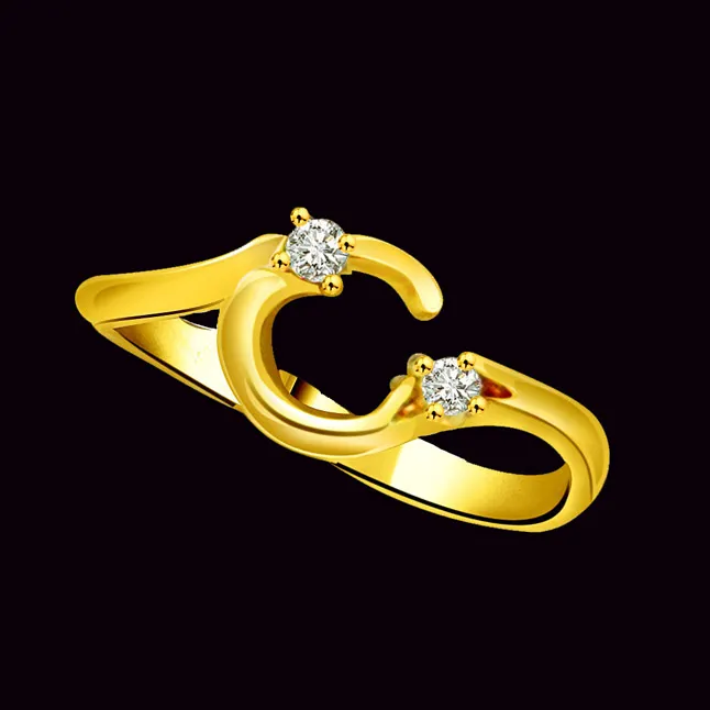 Elegant Diamond Gold rings SDR771