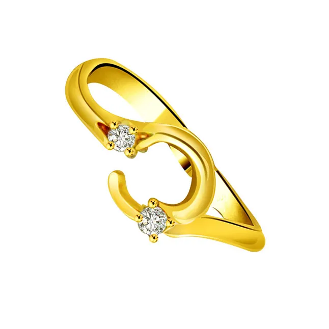 Elegant Diamond Gold rings SDR771