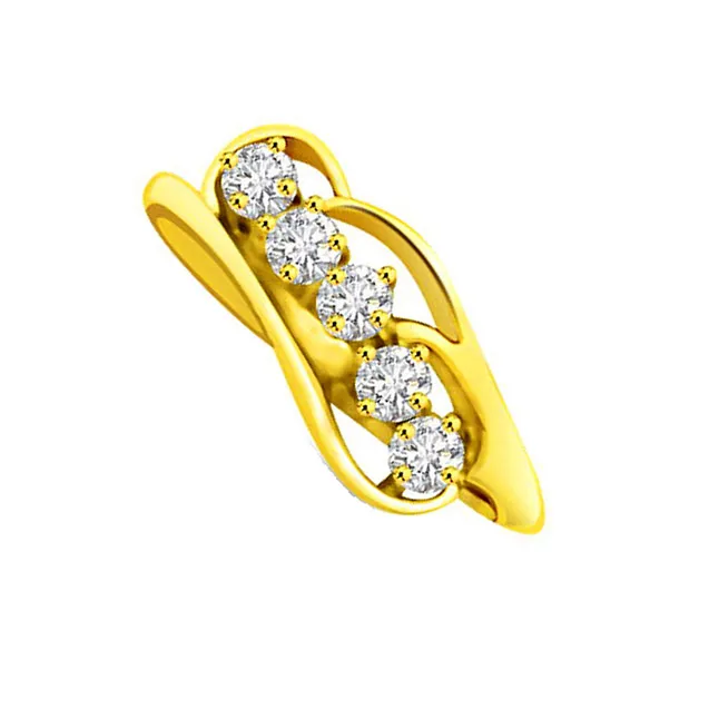 Elegant Real Diamond Gold Ring (SDR786)