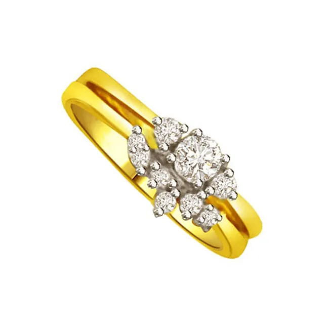 Elegant Real Diamond Gold Ring (SDR788)