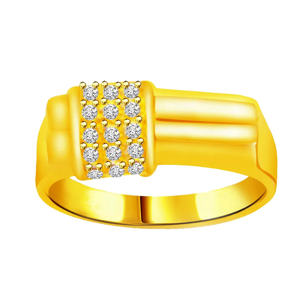 0.45 cts Designer Men's rings