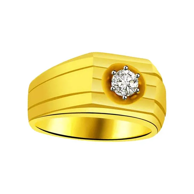 0.25cts Solitaire Real Diamond Men's Ring (SDR809)