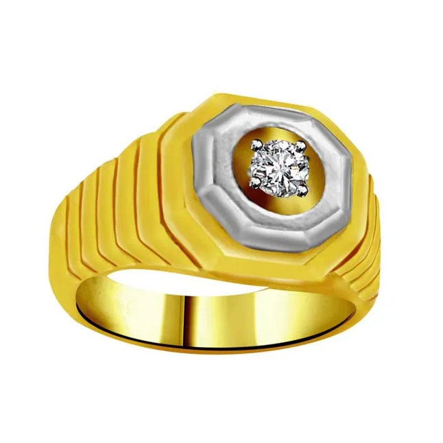 Solitaire Real Diamond Gold Ring (SDR810)