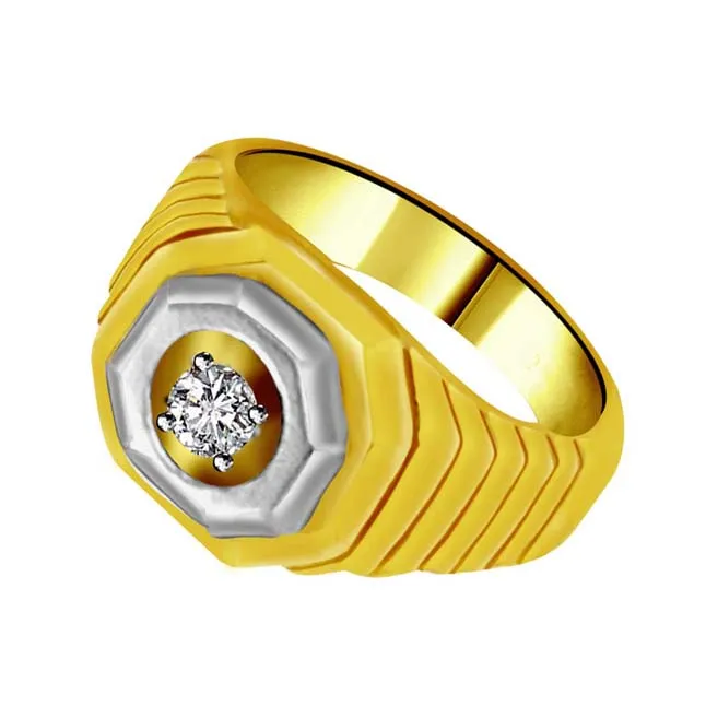 Solitaire Real Diamond Gold Ring (SDR810)