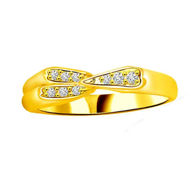 Elegant Real Diamond Gold Ring (SDR819)