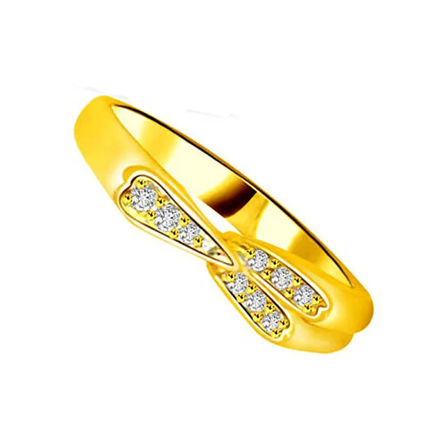 Elegant Real Diamond Gold Ring (SDR819)