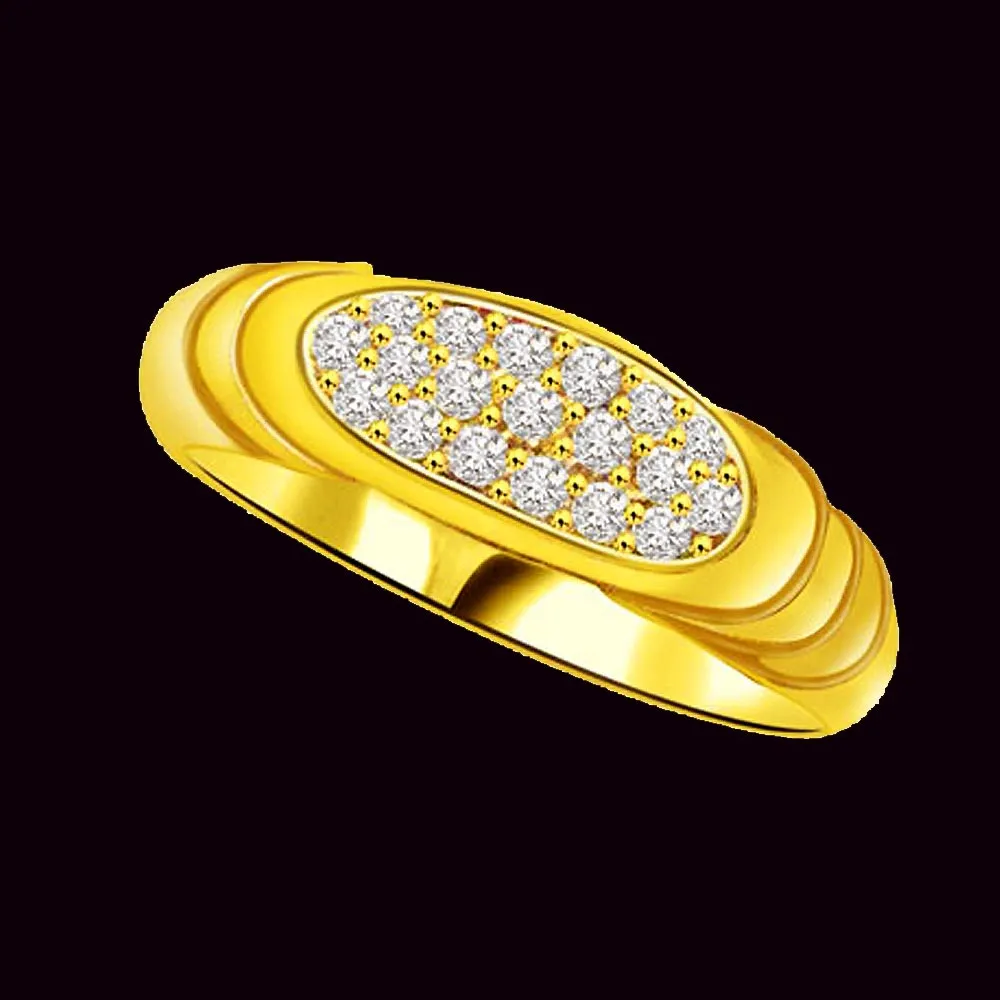 Pretty Diamond Gold rings SDR823