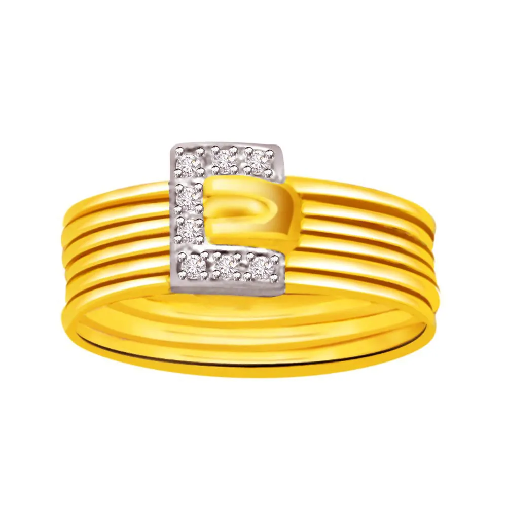 Elegant Diamond Gold rings SDR850 -White Yellow Gold rings
