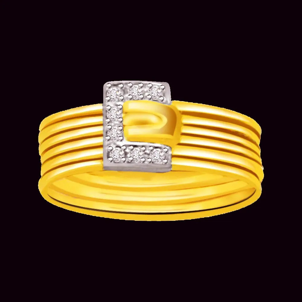 Elegant Diamond Gold rings SDR850 -White Yellow Gold rings