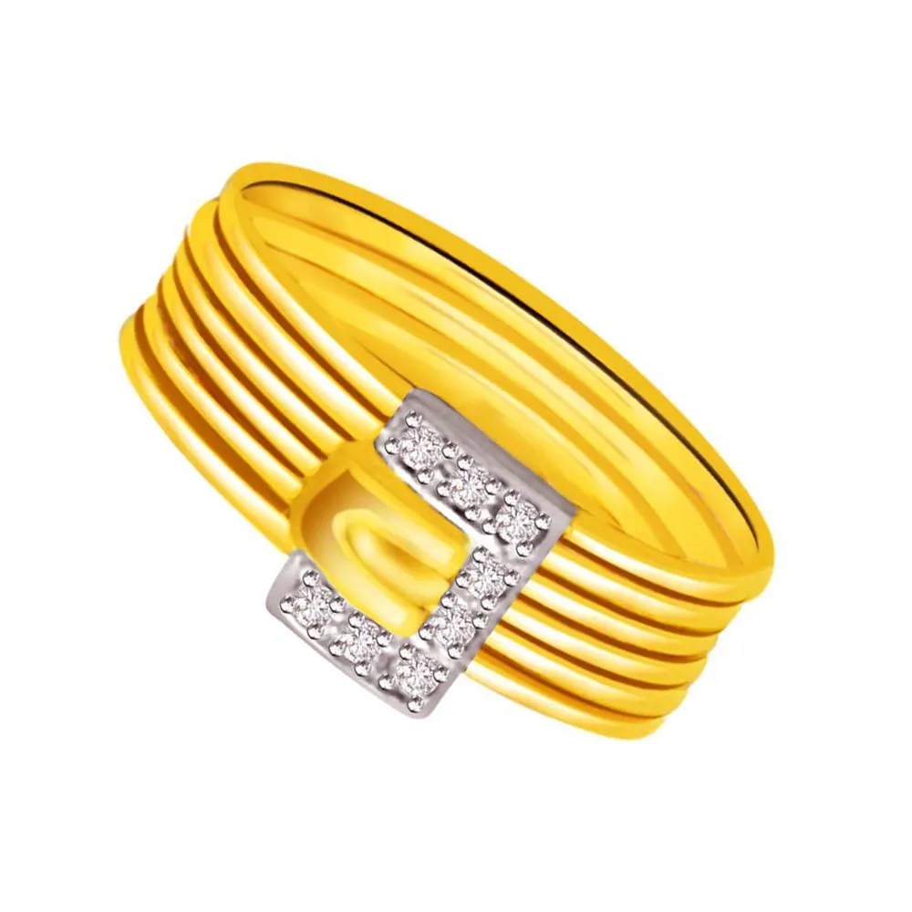 Elegant Real Diamond Gold Ring (SDR850)