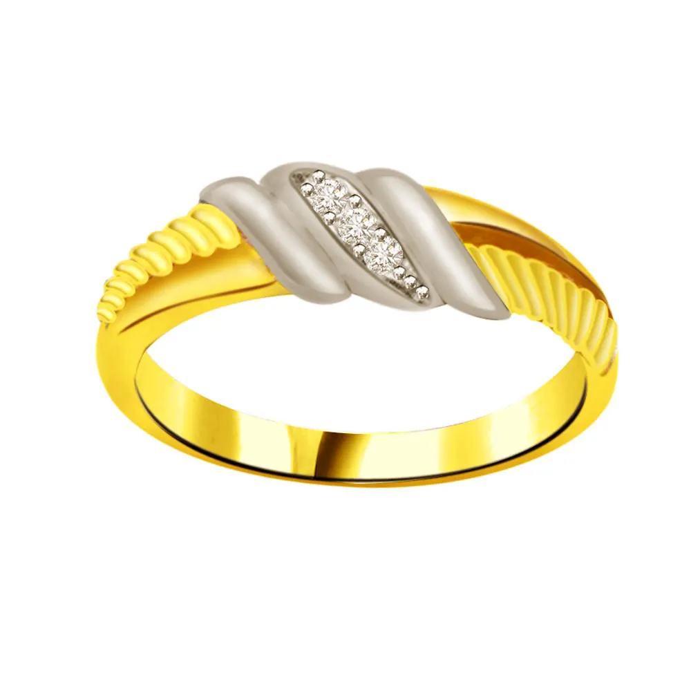 Classic Real Diamond Gold Ring (SDR851)