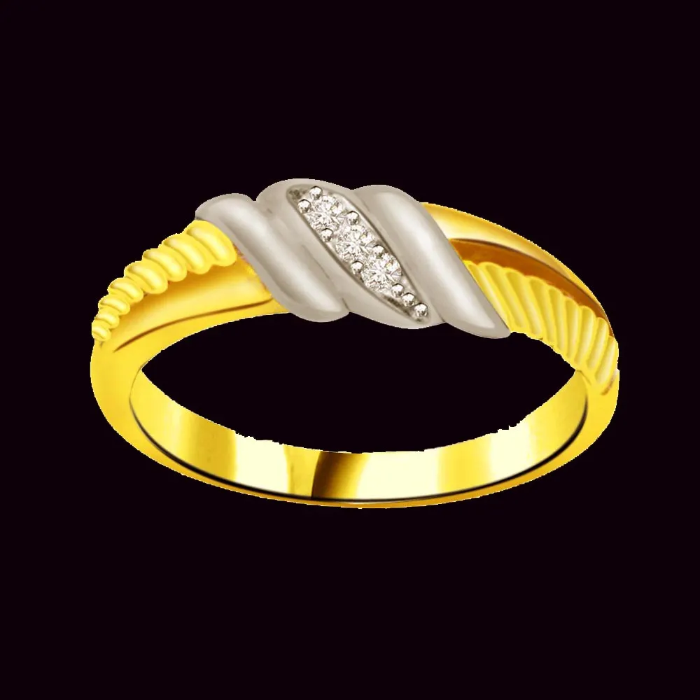 Classic Real Diamond Gold Ring (SDR851)