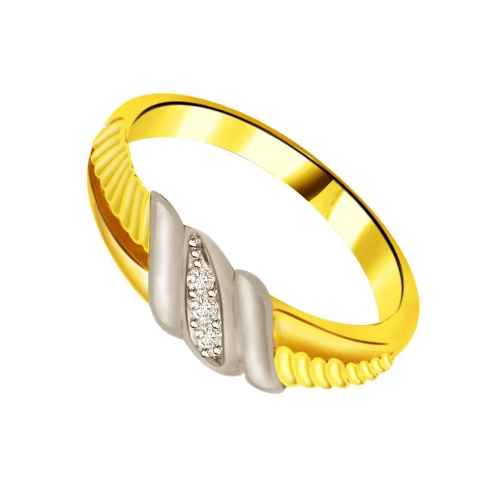 Classic Diamond Gold rings SDR851 -3 Diamond rings