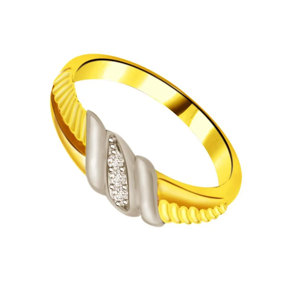 Classic Real Diamond Gold Ring (SDR851)