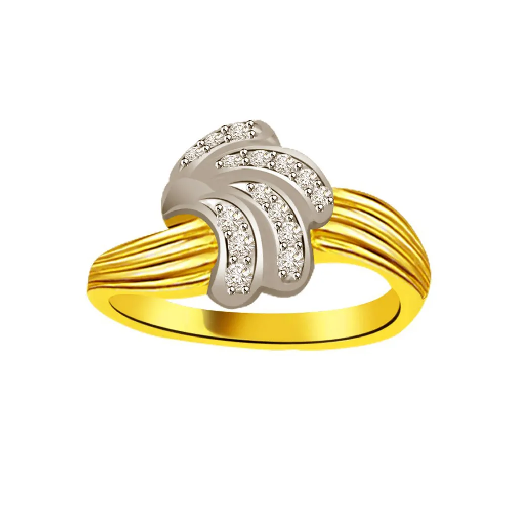 Classic Real Diamond Gold Ring (SDR861)