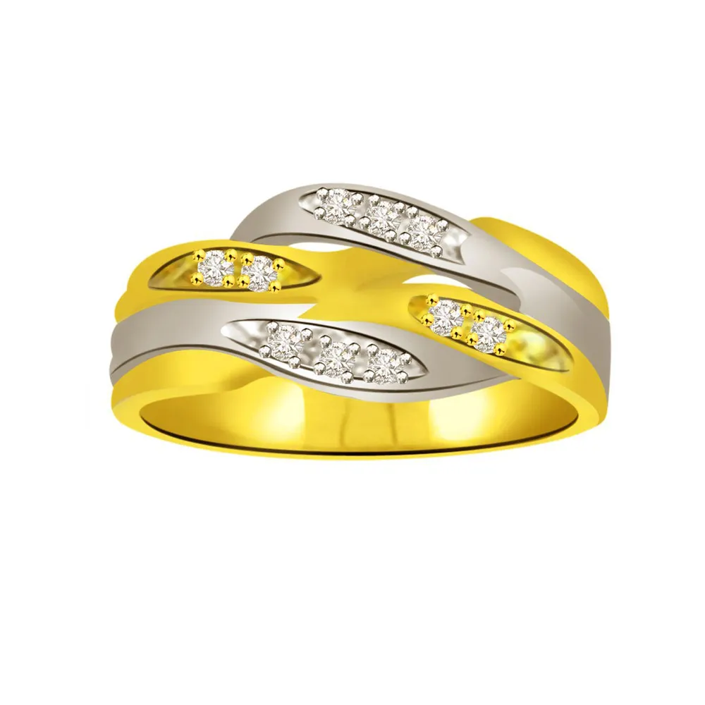 Pretty Real Diamond Gold Ring (SDR865)