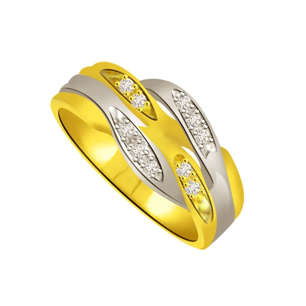 Pretty Real Diamond Gold Ring (SDR865)