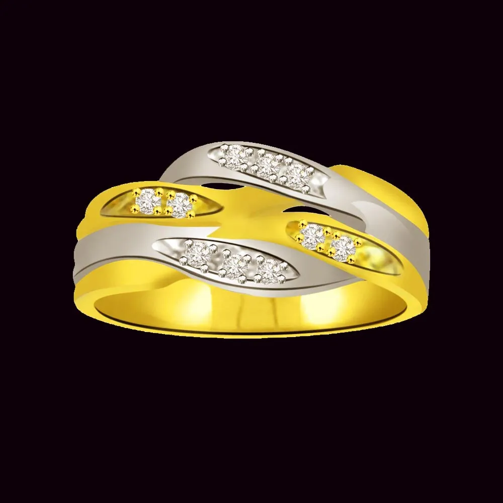 Pretty Real Diamond Gold Ring (SDR865)