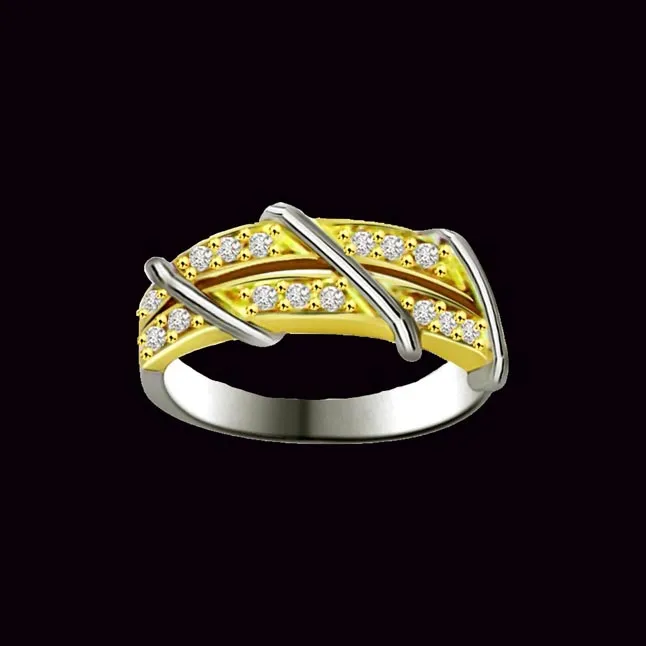 Shimmer Real Diamond Gold Ring (SDR878)