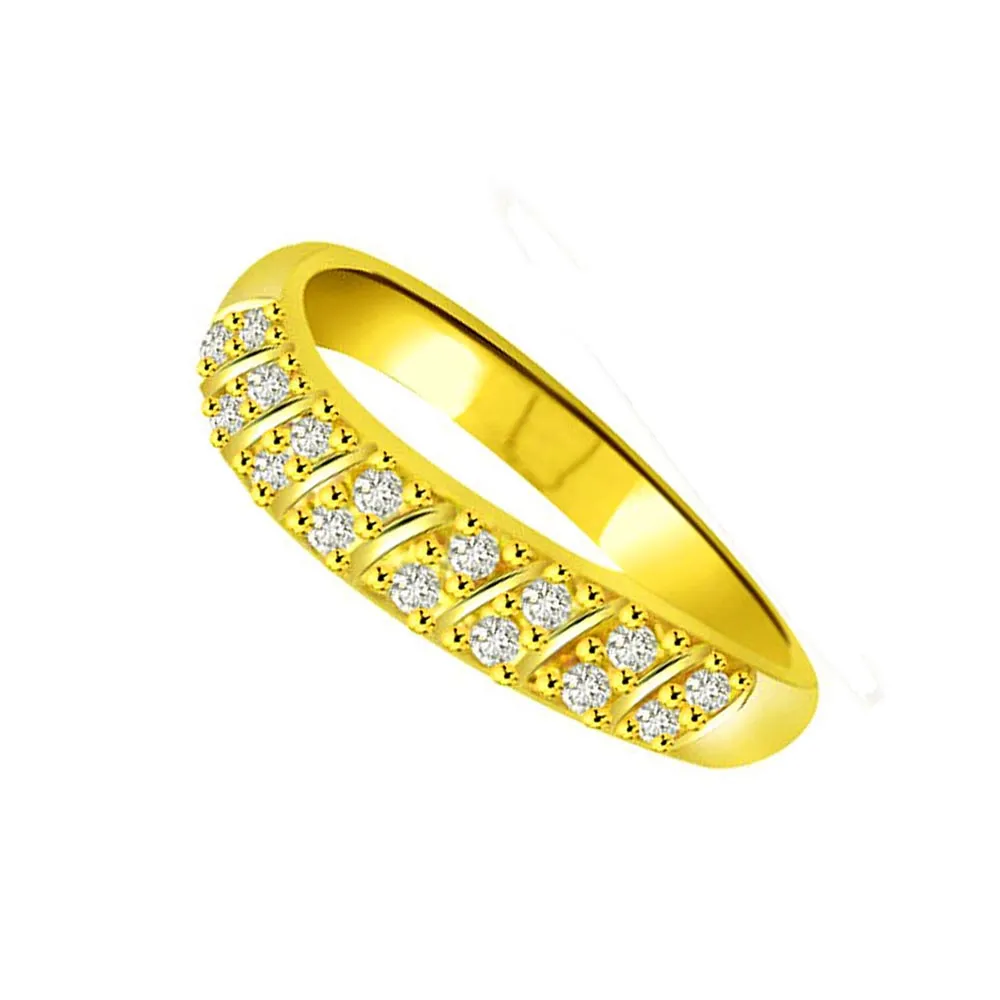 Pretty Real Diamond Gold Ring (SDR889)