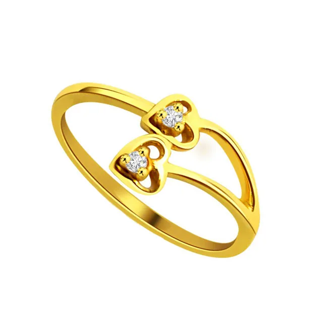 Classic Creation - Real Diamond Twin Ring (SDR88)