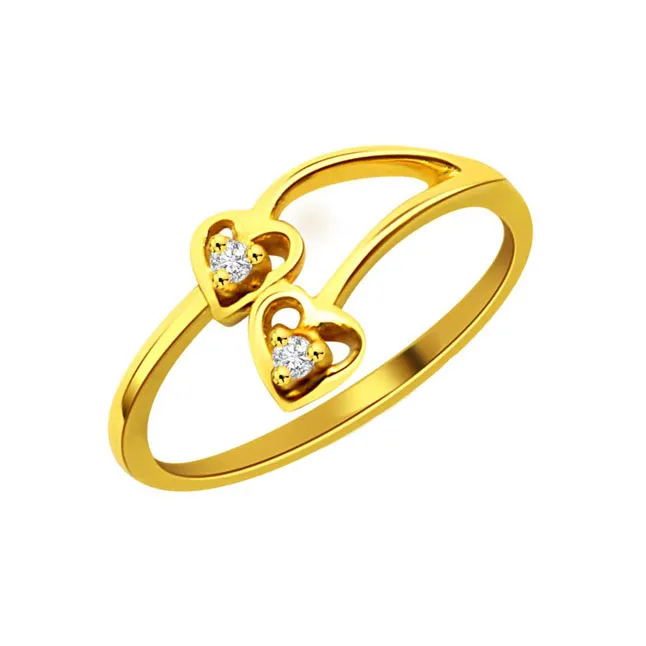 Classic Creation - Real Diamond Twin Ring (SDR88)