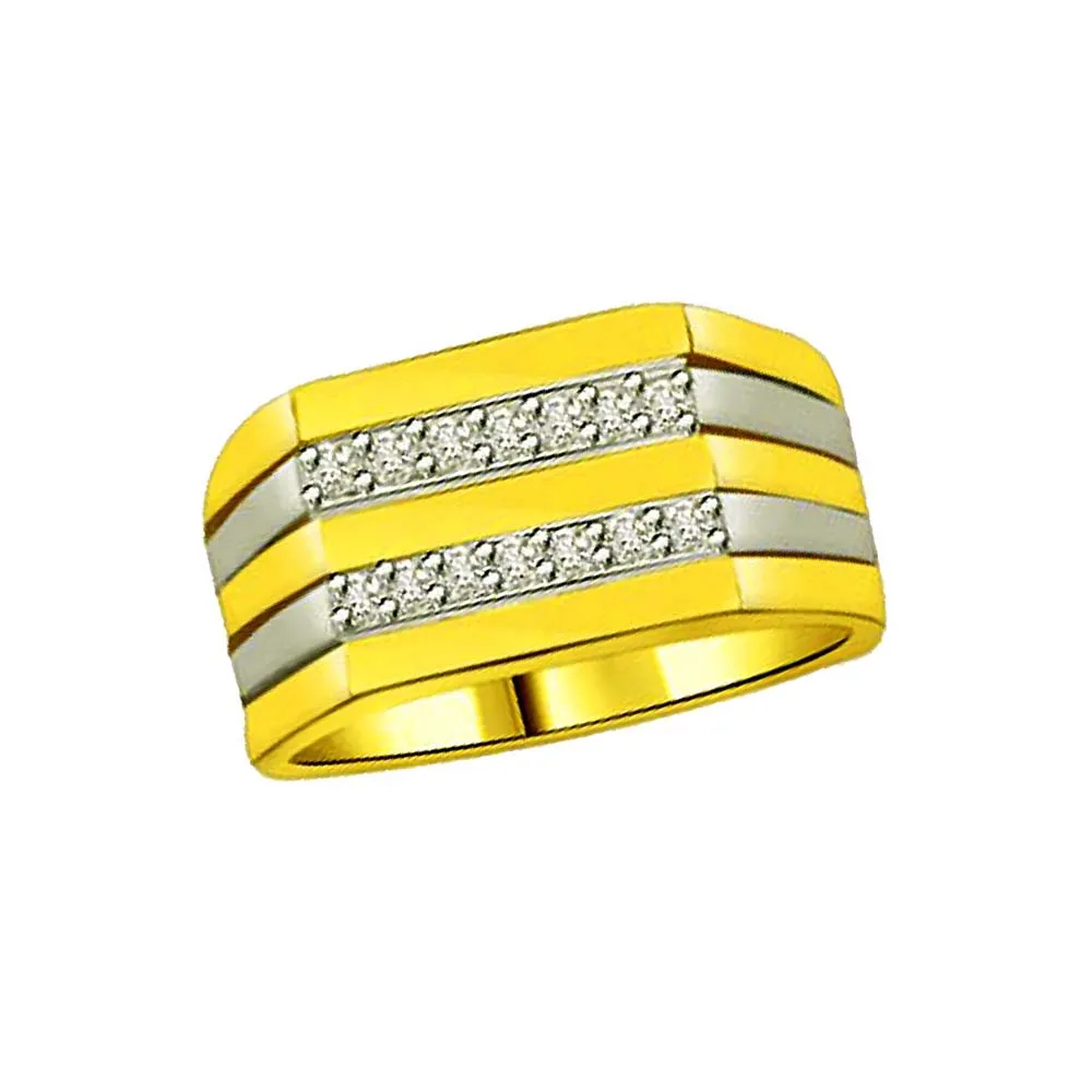 Shimmer Real Diamond Gold Ring (SDR890)