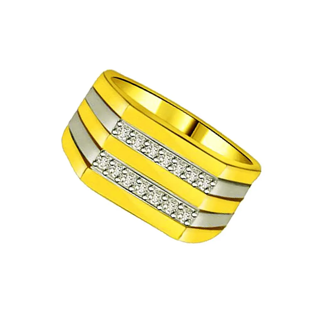 Shimmer Real Diamond Gold Ring (SDR890)