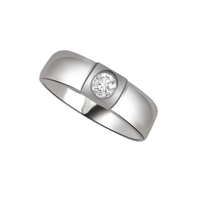 Solitaire Real Diamond Gold Ring (SDR891)