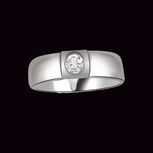 Solitaire Real Diamond Gold Ring (SDR891)