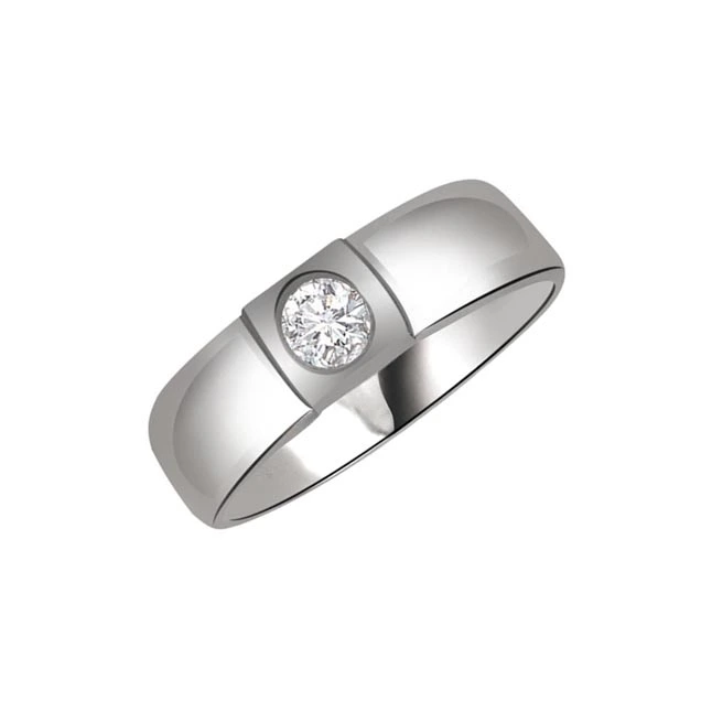 Solitaire Real Diamond Gold Ring (SDR891)