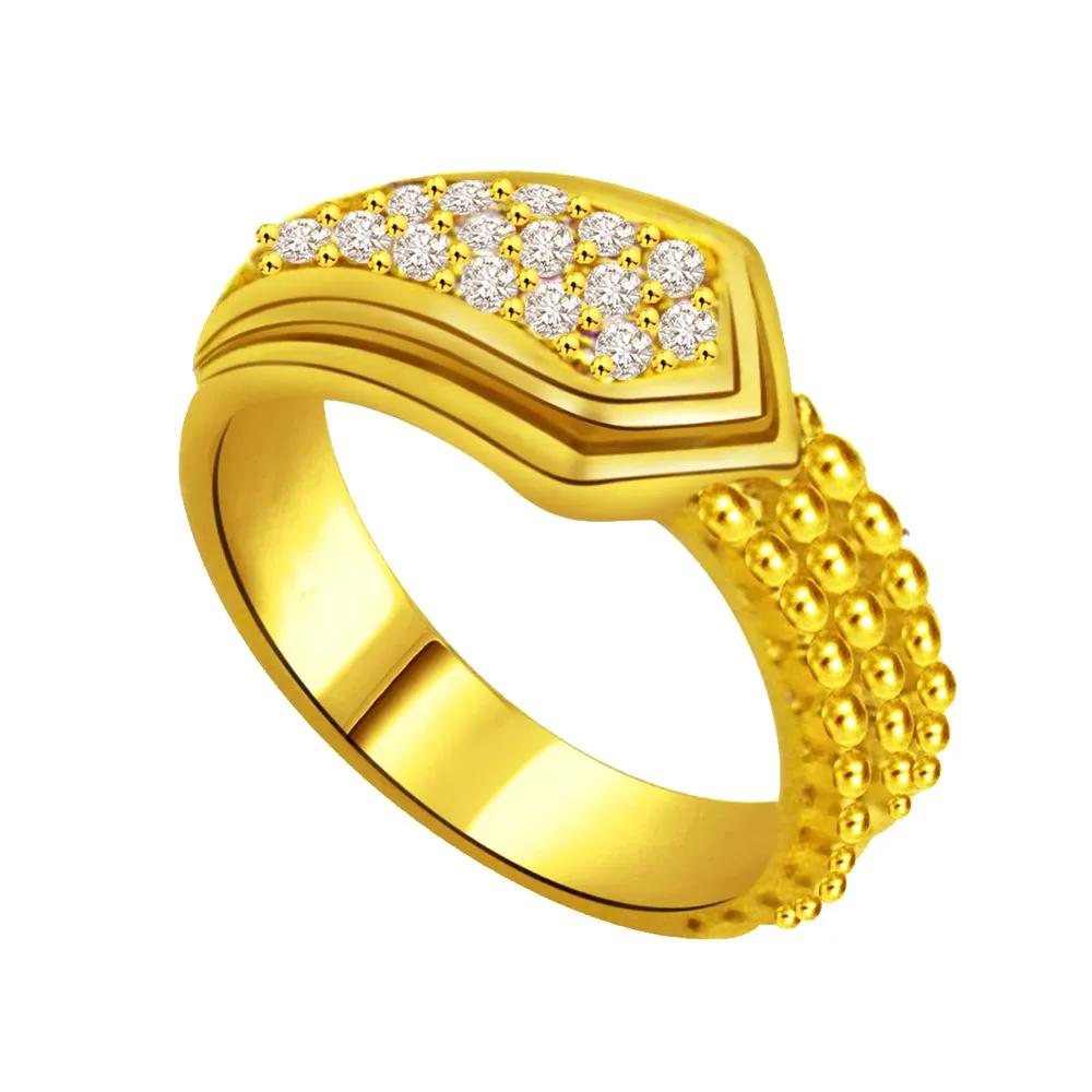 Pretty Real Diamond Gold Ring (SDR893)