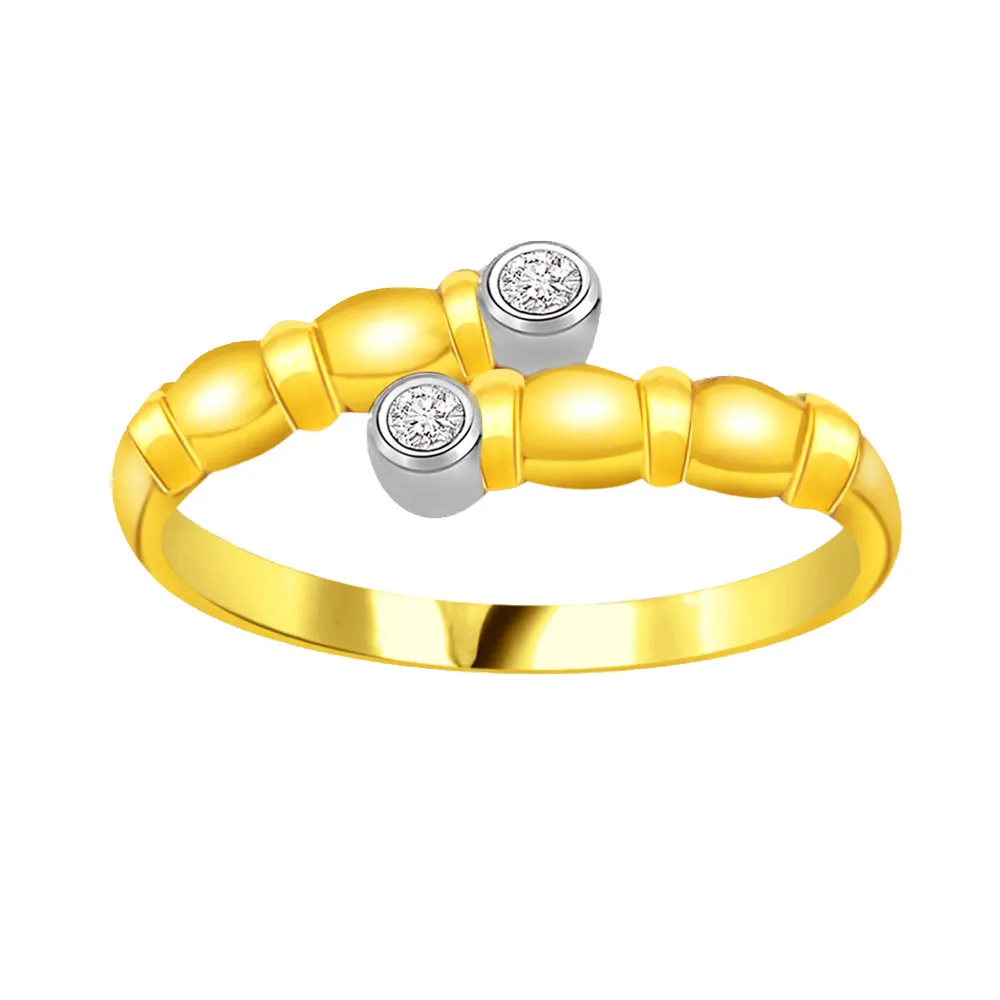 Shimmer Diamond Gold rings SDR895