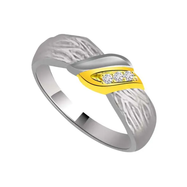 Classic Real Diamond Gold Ring Best Design (SDR896)