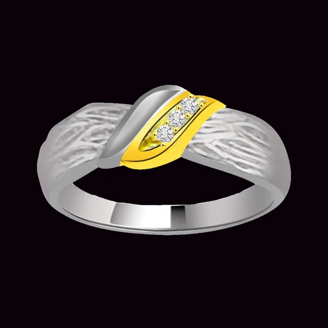 Classic Real Diamond Gold Ring Best Design (SDR896)